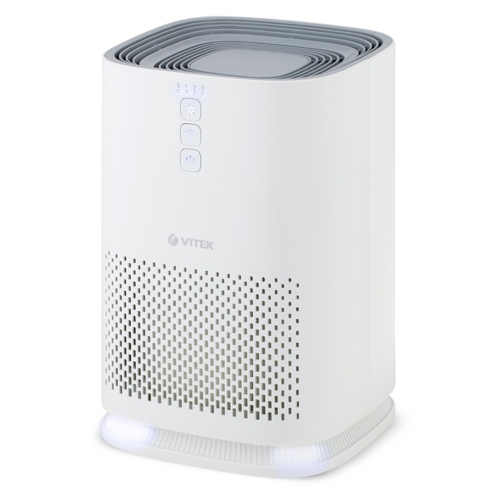 

Очиститель воздуха Vitek VT-8555, 26 Вт, 120 м³/ч , 3 режима, 25 м2, белый