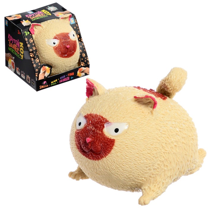 

Игрушка-антистресс «Кот», 12 × 10 см, 4 вида