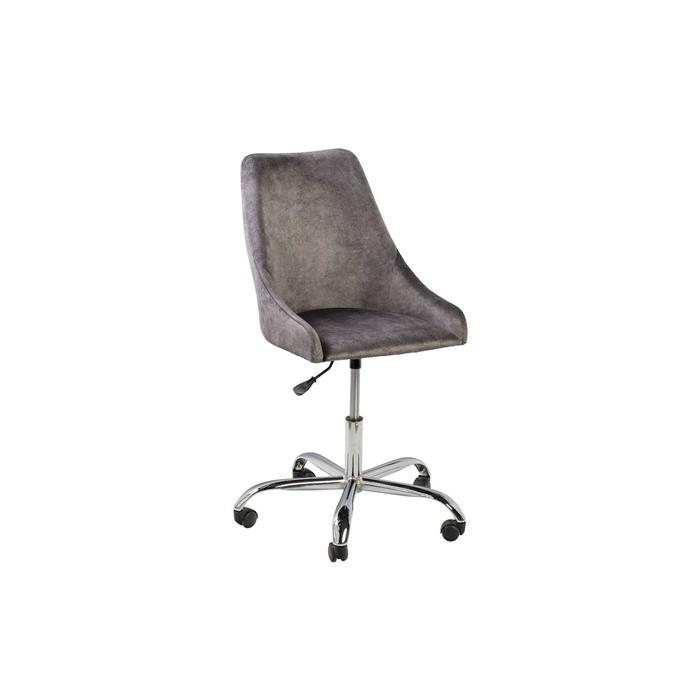 Офисный стул Хэнк Мрамор 12 серый/ Хром