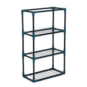 

Парник-стеллаж, на подоконник, 3 полки, 80 × 46 × 24 см, металлический каркас d = 16 мм, чехол из плёнки 150 мкм