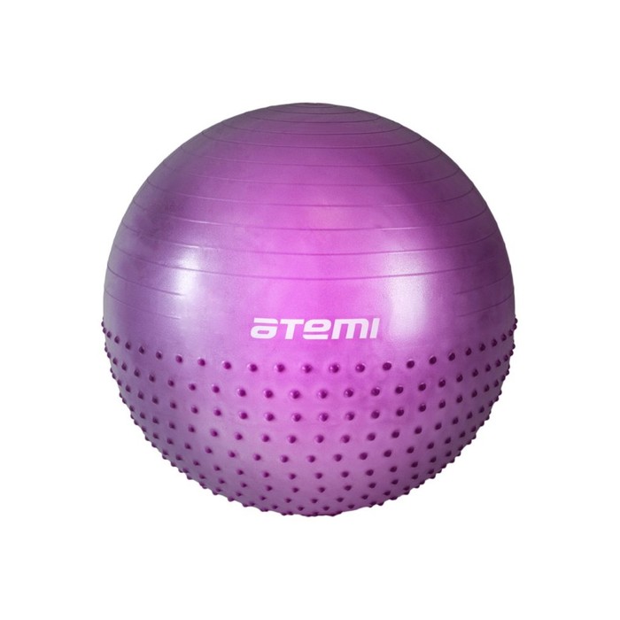 Мяч гимнастический полумассажный Atemi AGB0575, антивзрыв, 75 см