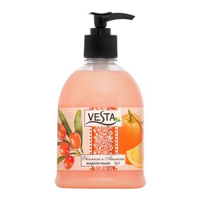 Жидкое мыло Vesta 2 в 1 Облепиха и апельсин, 500 мл