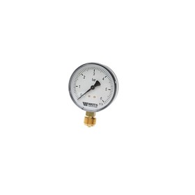 

Манометр Watts 10007384, радиальный, 16 бар, диаметр 50 мм, 1/4"
