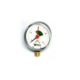 

Манометр Watts 10007736, радиальный, 4 бар, диаметр 63 мм, 3/8"