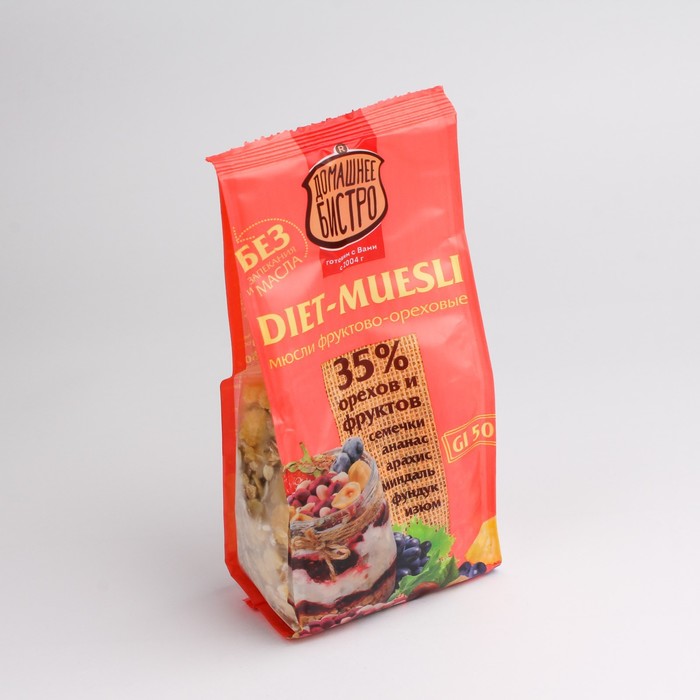 

Мюсли Дом.Бистро 250г 1*8 Фруктово-ореховые