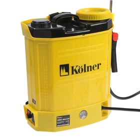 

Опрыскиватель аккумуляторный Kolner KCSG 12/12BР, 12 В, 8 Ач, 12 л, 4 л/мин, насадки