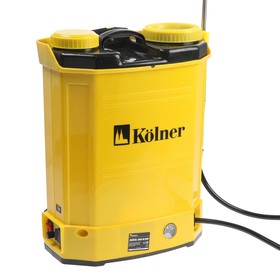 

Опрыскиватель аккумуляторный Kolner KCSG 16/12ВР, 12 В, 8 Ач, 16 л, 4 л/мин, насадки