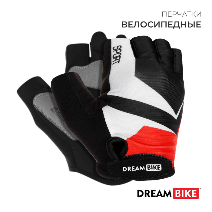 Перчатки велосипедные Dream Bike с гелевыми вставками мужские р L 550₽