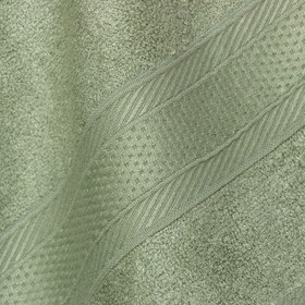 

Полотенце махровое LoveLife Bamboo, цвет зелёный, 35*75±3см