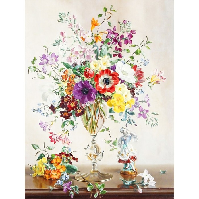 Набор для вышивания лентами, 26 × 35 см, «Кокетка» набор для вышивания лентами 27 × 35 см розы в голубой вазе