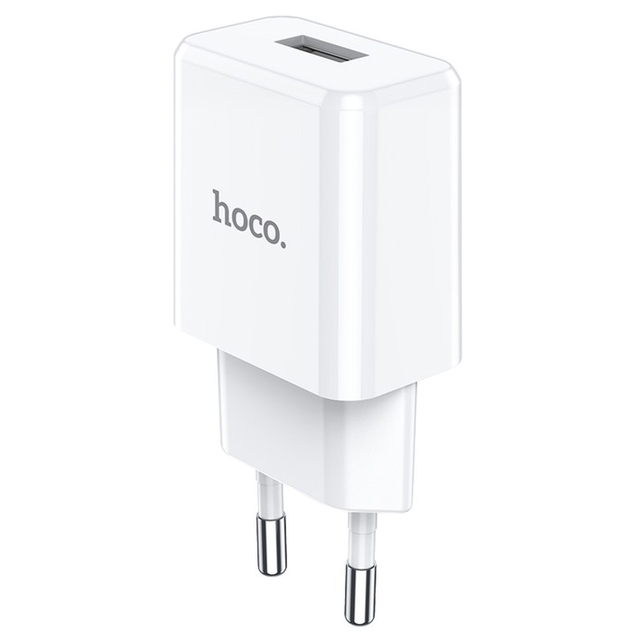 фото Сетевое зарядное устройство hoco n9, usb - 2.1 а, белый