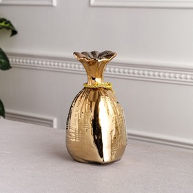 

Копилка "Мешок рубль", золотая, керамика, 23 см