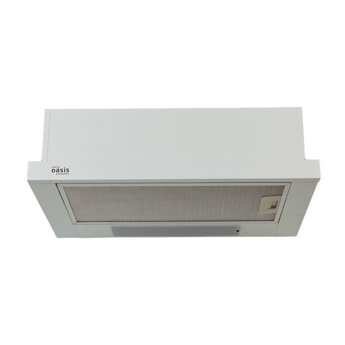 цена Вытяжка marking Oasis everywhere UV-60W (F), встр., 500 м3/ч, 3 скорости, 60 см, белый