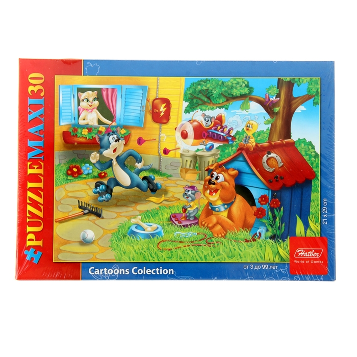 Макси-пазлы «Приключения Кота», 30 элементов
