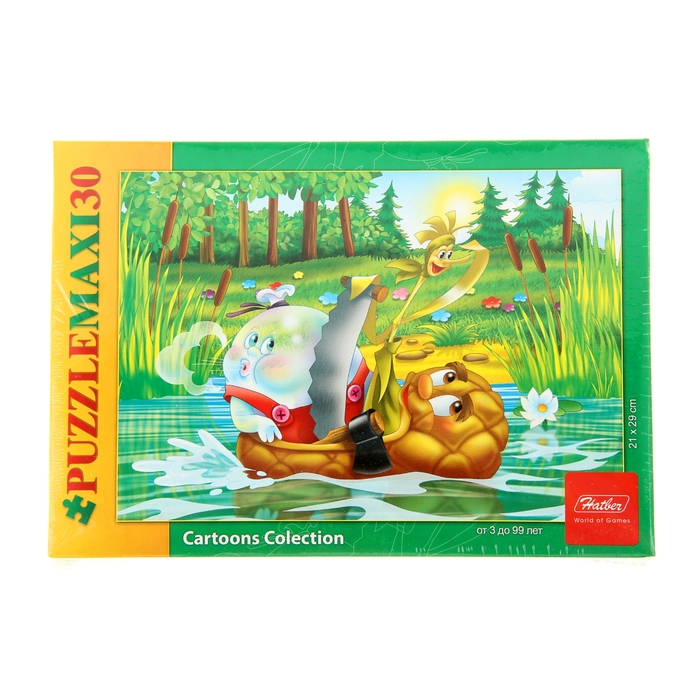 Макси-пазлы «Пузырь, Соломинка и Лапоть», 30 элементов