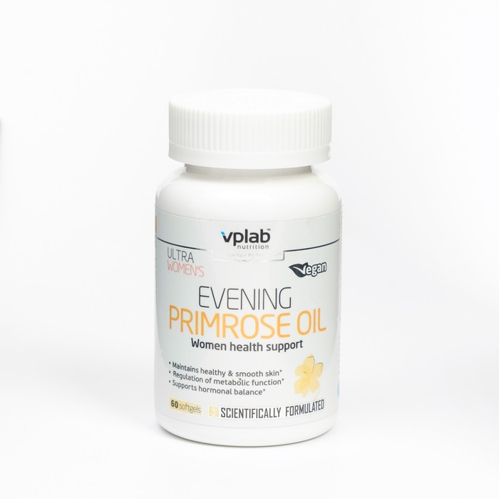 фото Жирные кислоты vplab, ultra womens evening primrose oil, спортивное питание, 60 капсул