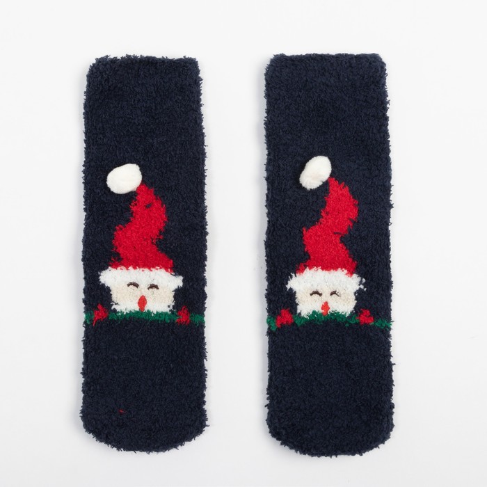 Носки новогодние махровые MINAKU «Новогодние», размер 36-39 (23-25 см)