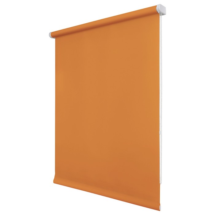 Рулонная штора «Плайн», 60х175 см, цвет оранжевый