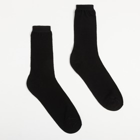 Носки мужские, цвет чёрный, размер 25 Ош