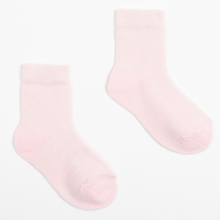 Носки детские, цвет розовый, размер 10