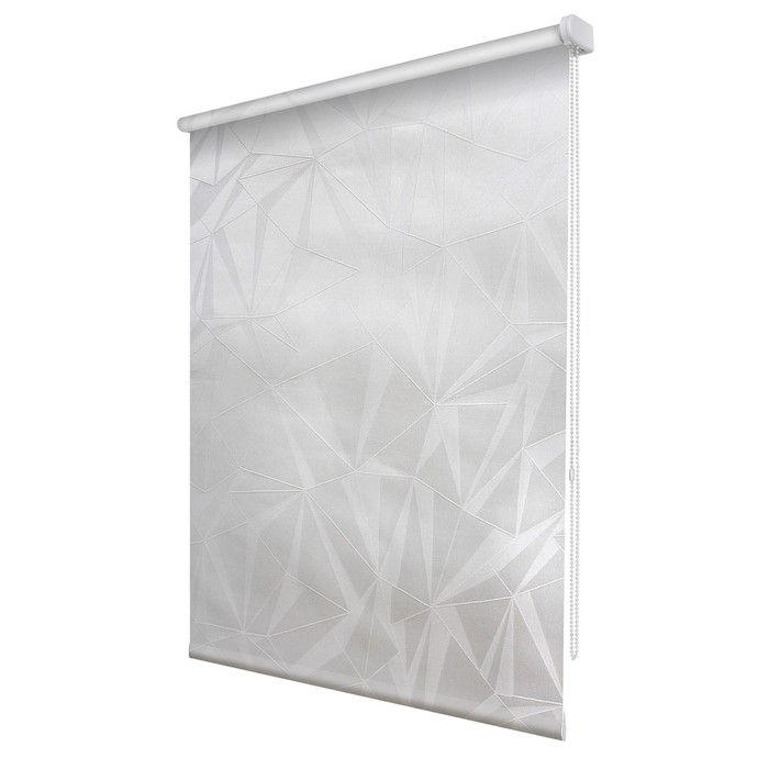 фото Рулонная штора «грани», 70х175 см, цвет светло-серый уют
