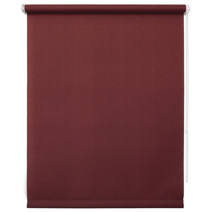 фото Рулонная штора «шантунг», 78х175 см, цвет красный уют