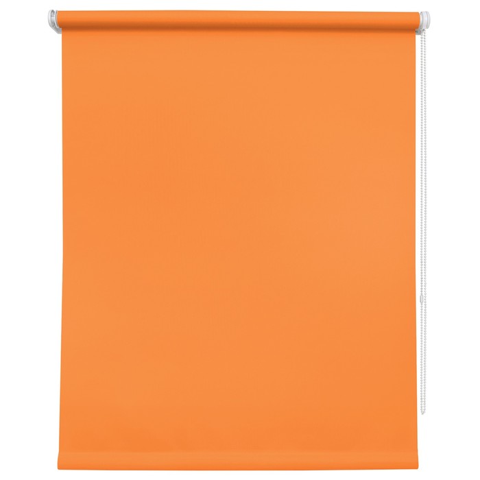 Рулонная штора «Плайн», 67х175 см, цвет оранжевый
