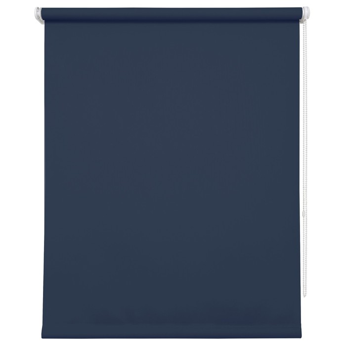 Рулонная штора «Плайн», 57х175 см, цвет синий