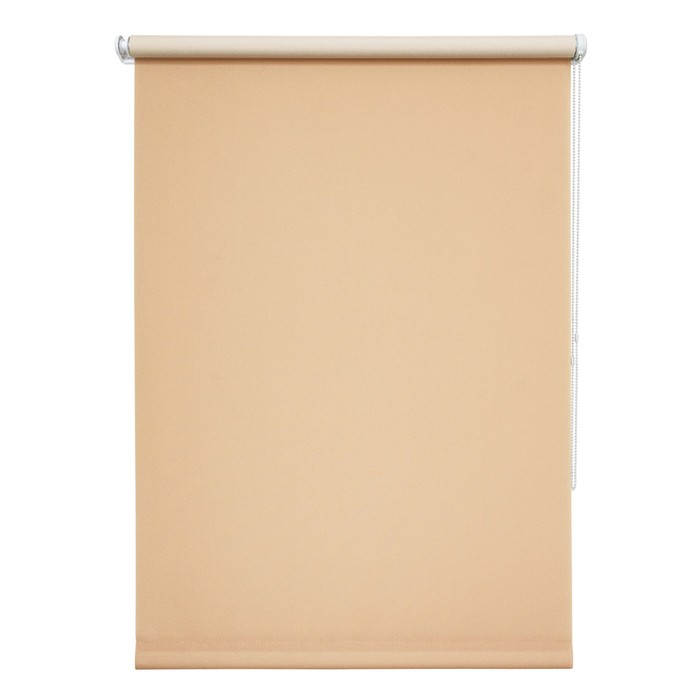 Рулонная штора «Плайн», 78х175 см, цвет персиковый