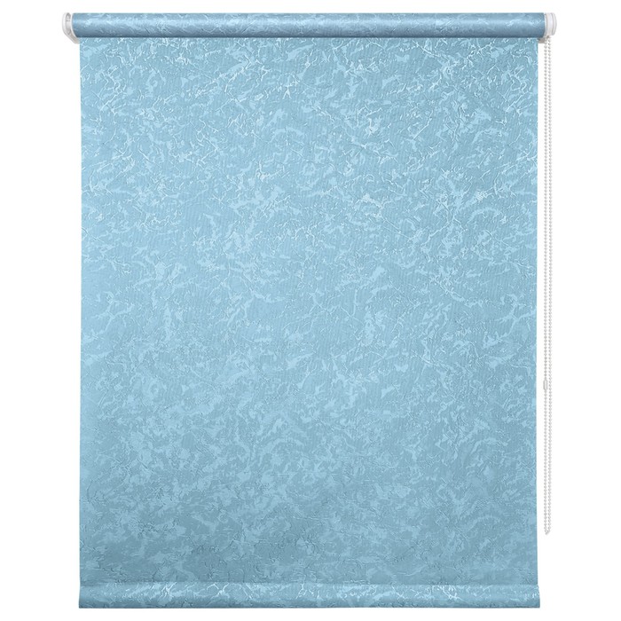 Рулонная штора «Фрост», 57х175 см, цвет голубой