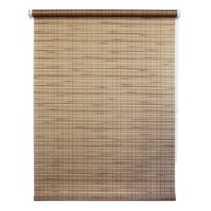 Рулонная штора «Рига», 57х175 см, цвет коричневый