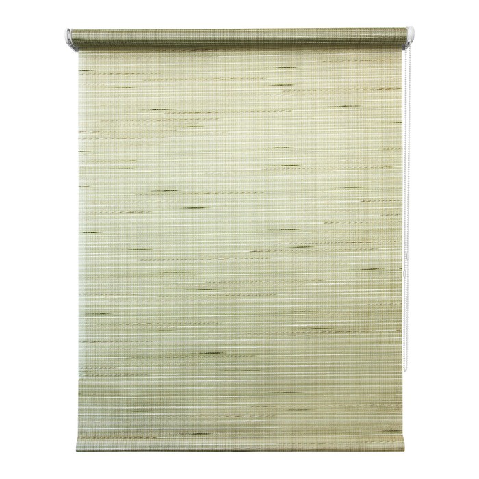 Рулонная штора «Рига», 52х175 см, цвет зеленый