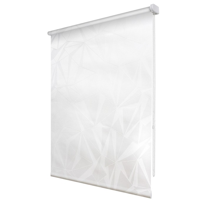 

Рулонная штора «Грани», 78х175 см, цвет белый