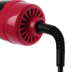 

УЦЕНКА Фен-щетка LuazON LFS-04, 1000 Вт, 3 скорости, 3 режима, чёрно-розовый