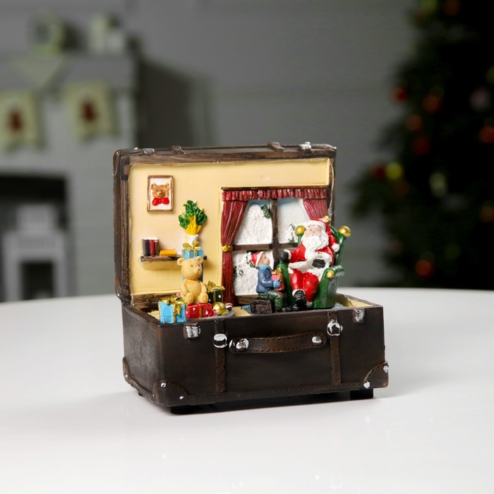 

Светодиодная фигура «Новогодняя ночь» 15.5 × 16 × 13 см, полистоун, батарейки ААх3 (не в комплекте), USB, свечение мульти