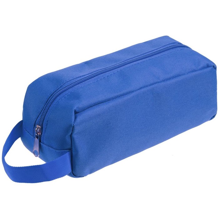 фото Косметичка сумочка 600d, отдел на молнии, цвет синий 20х9х9см unit