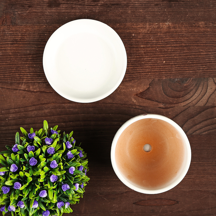 Кашпо "Лазурит" сиреневое 0,35 л