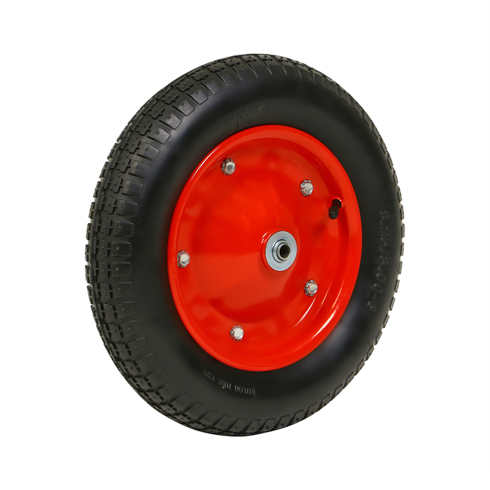 фото Колесо пневматическое, d = 360 мм, ступица: диаметр 16 мм, длина 90 мм