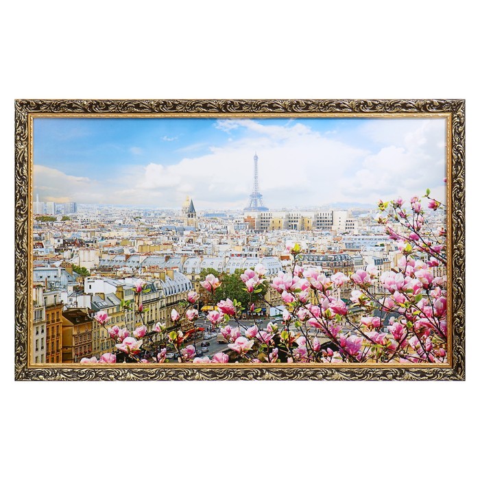 Картина Весенний Париж 67*107 см картина сюжет дети 67 107 см