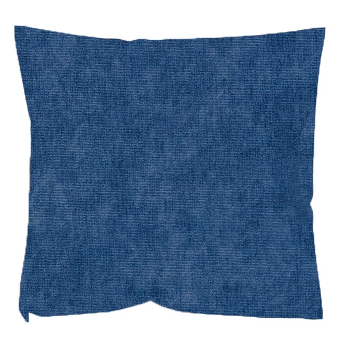 Подушка декоративная, микровельвет, цвет синий