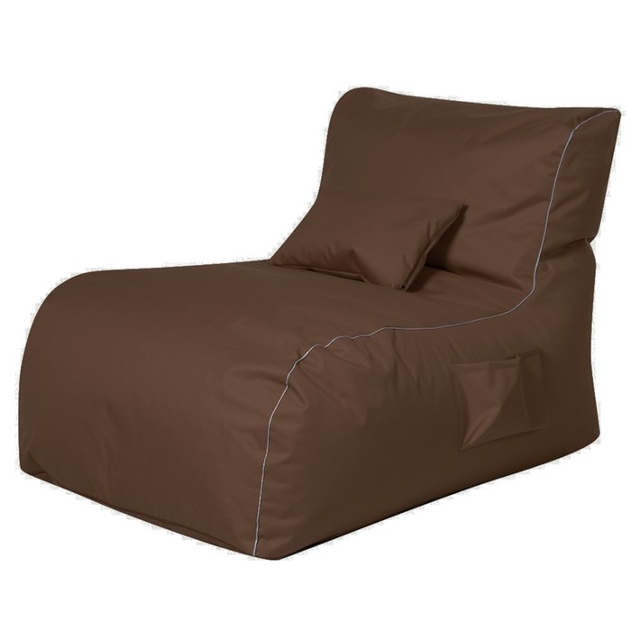 Кресло-лежак, цвет коричневый
