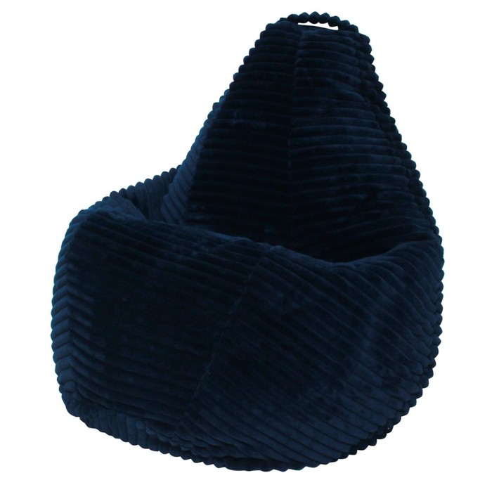 фото Кресло-мешок «груша» cozy home, размер 2xl, цвет синий dreambag