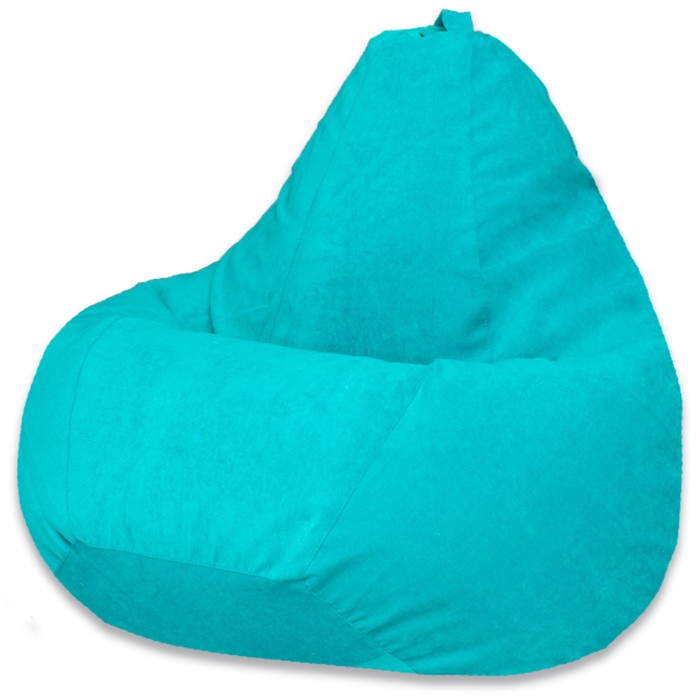 Кресло-мешок «Груша», микровельвет, размер 2ХL, цвет бирюзовый