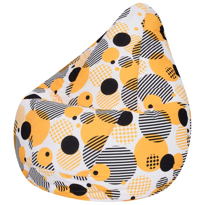 фото Кресло-мешок «груша» «геометрия», размер l dreambag