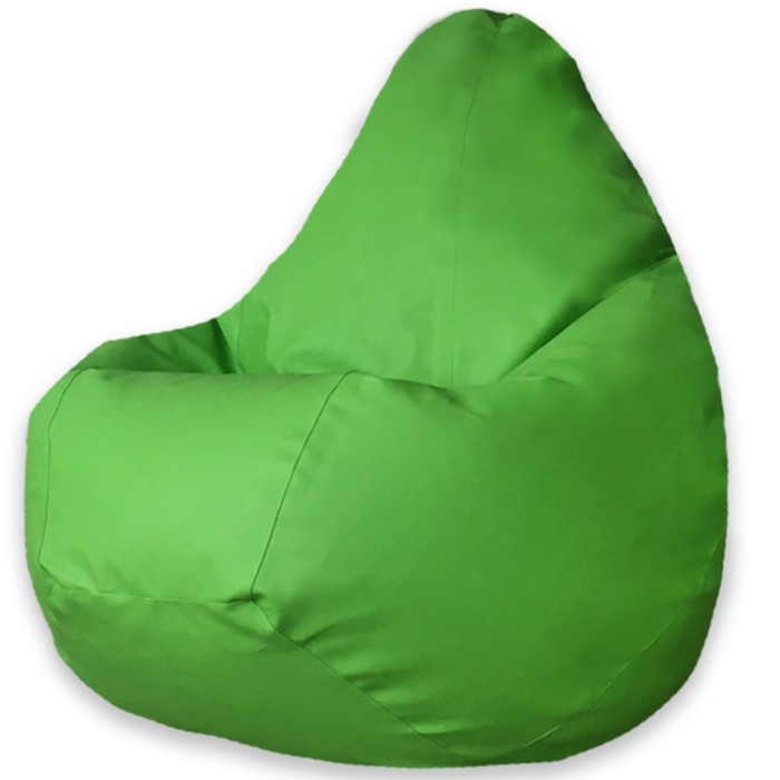Кресло-мешок «Груша», экокожа, размер L, цвет зелёный