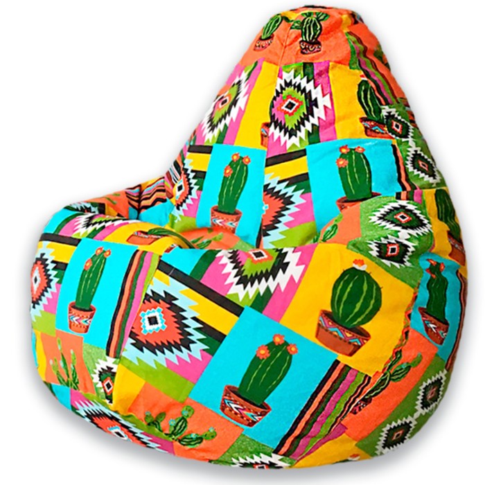 фото Кресло-мешок «груша» «кактус», размер 2xl dreambag