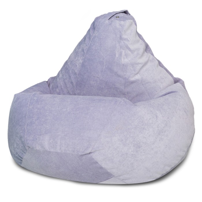 Кресло-мешок «Груша», микровельвет, размер XL, цвет лавандовый фото