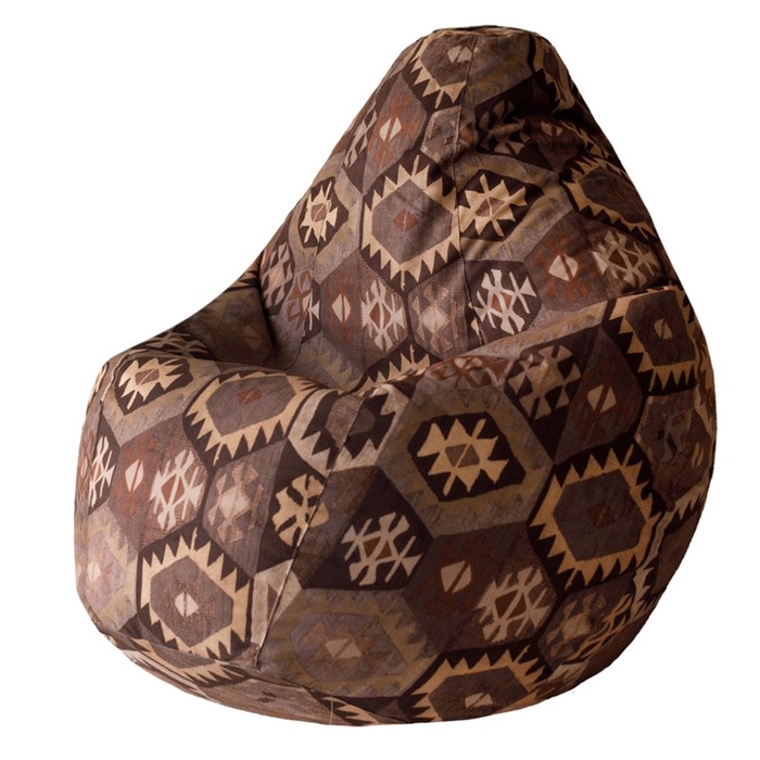 цена Кресло-мешок «Груша» «Мехико», размер 2ХL, цвет коричневый