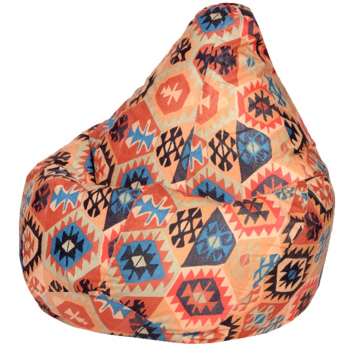 Кресло-мешок «Груша» «Мехико», размер 2ХL, цвет оранжевый