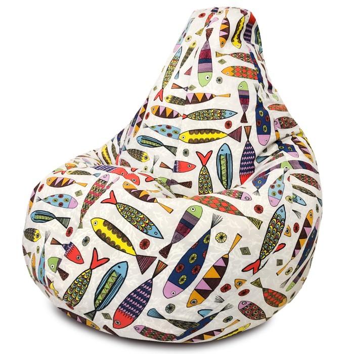 фото Кресло-мешок «груша» «рыбки», размер 2xl dreambag